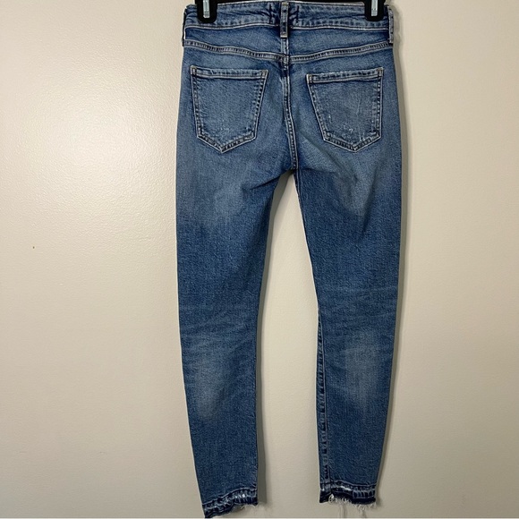 Agolde Lara Skinny Jean Size 23 Distressed - Picture 4 of 11